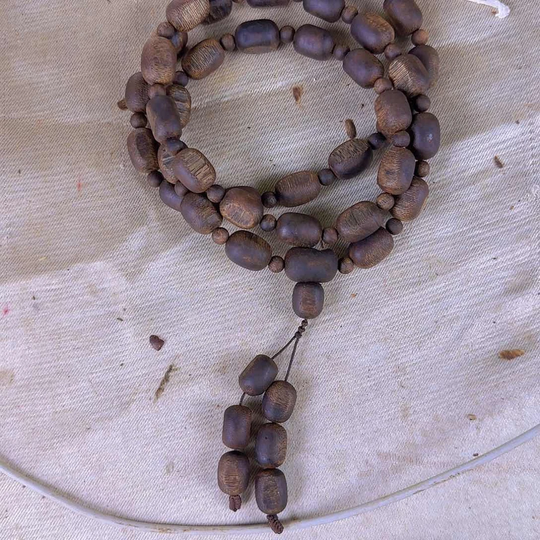 手串沉香白棋母树留疤多圈沉水级79克多样性发一