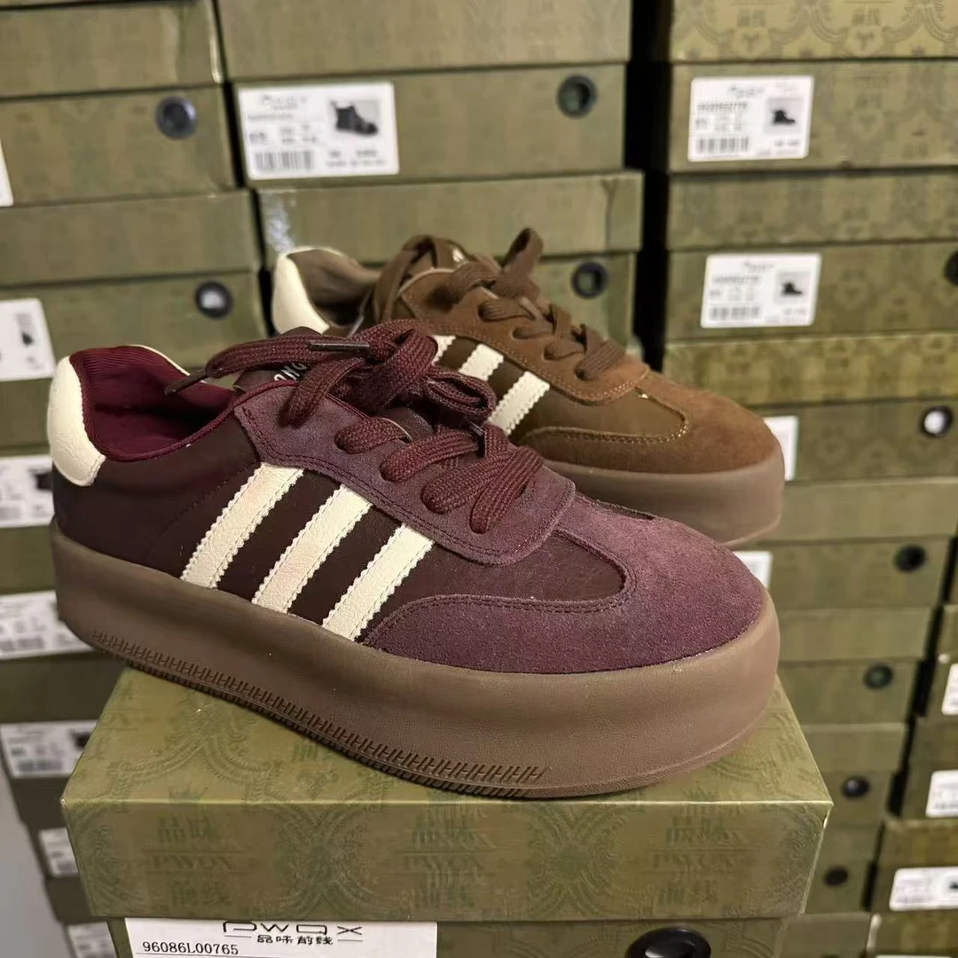 96086-厚底德迅冬款不加绒板鞋