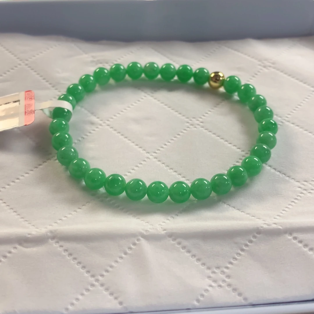 翡翠未镶嵌颈饰手串