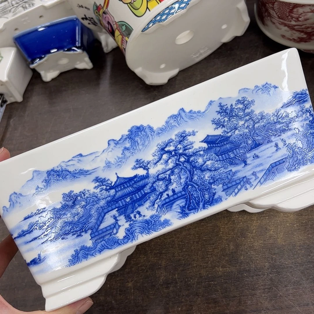 紫砂花盆914号瑕疵24:16/10cm