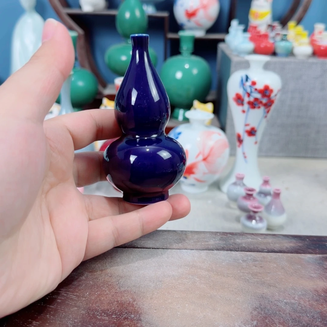 陶瓷手工小花器摆件