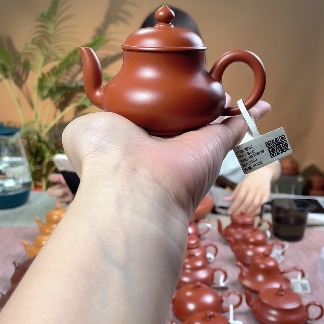 泥塑潮州全手工手拉壶