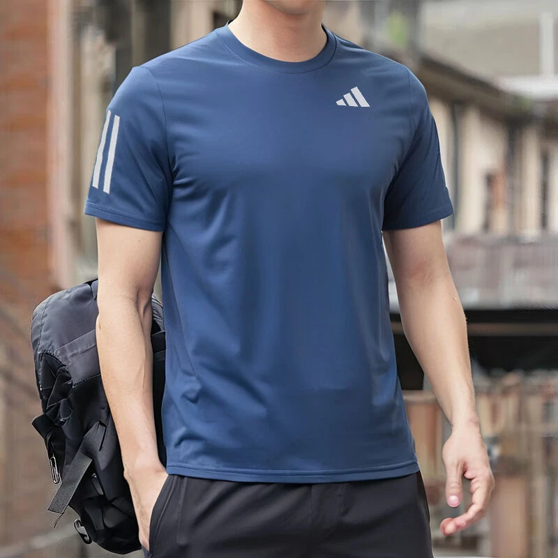 阿迪达斯男装夏季网球运动短袖透气快干休闲T恤潮流时尚