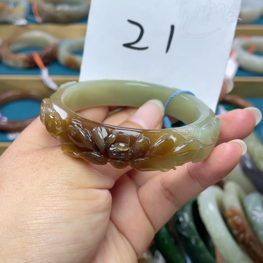未镶嵌手镯和田玉圈口55