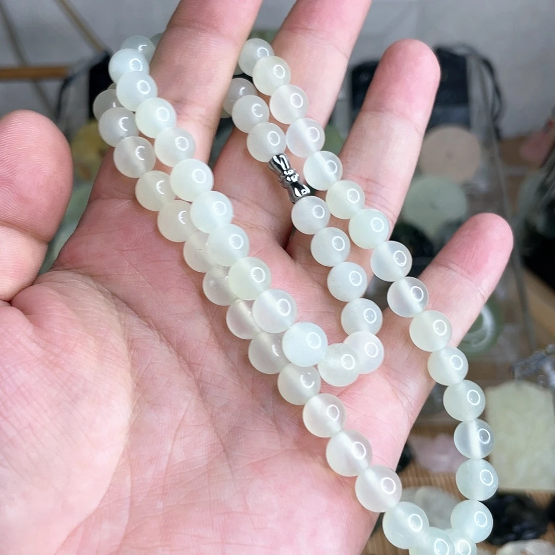 核***水岫玉未镶嵌颈饰链子