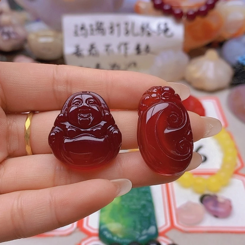 【闪购商品】未镶嵌玛瑙/玉髓珠宝半成品胡*满