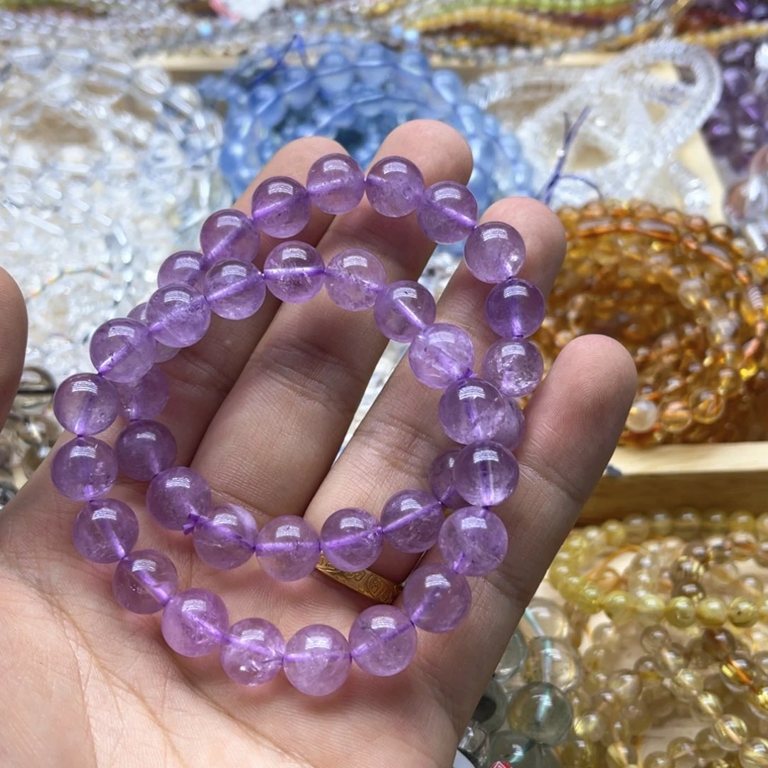 水晶手链未镶嵌10m薰衣草