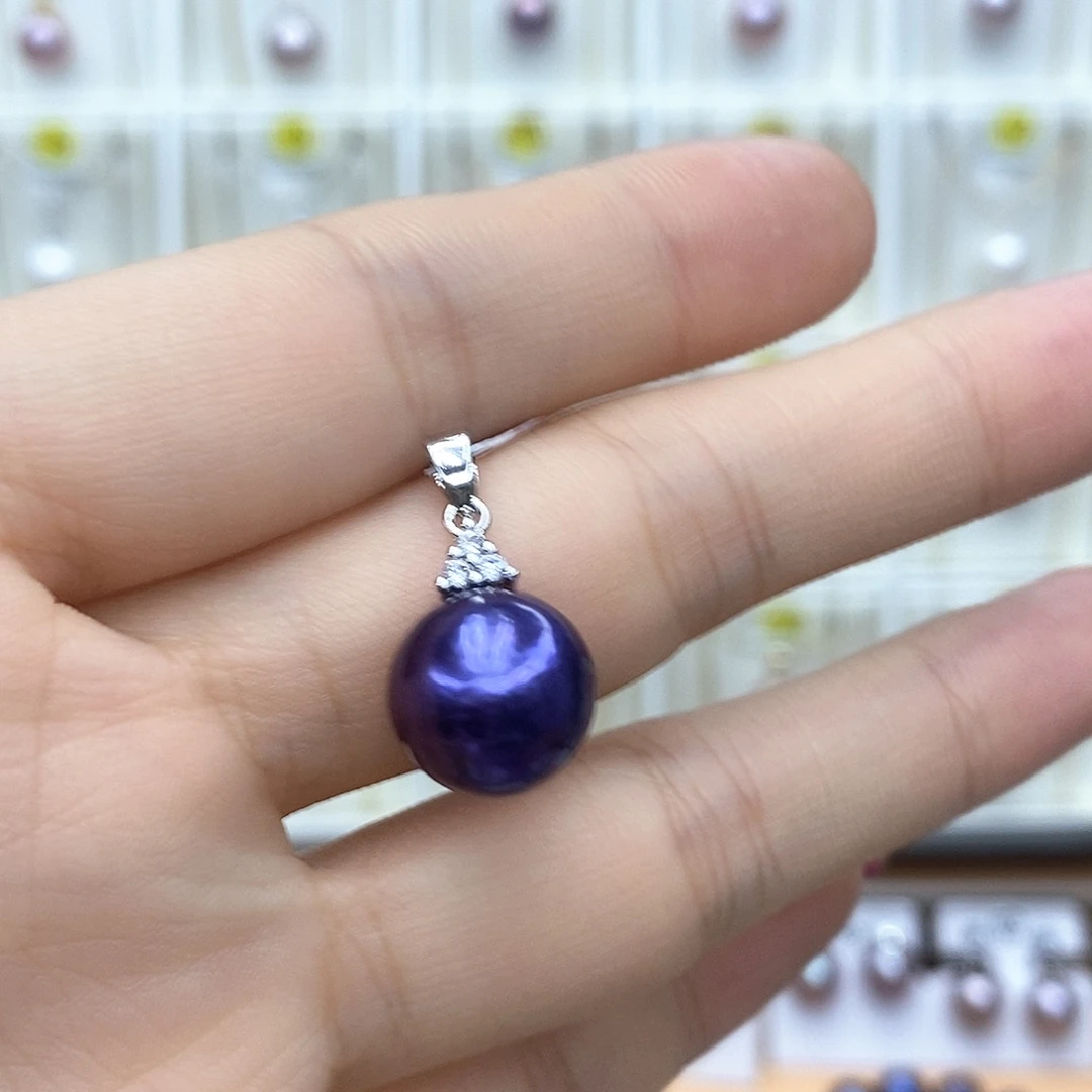 项链合金淡水珍珠