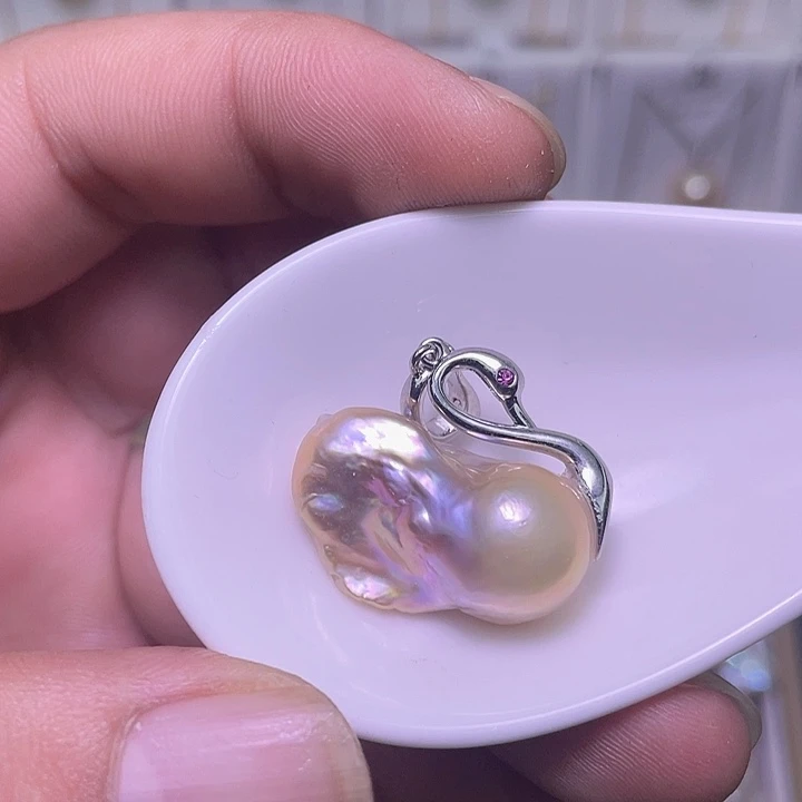颈饰合金淡水珍珠73