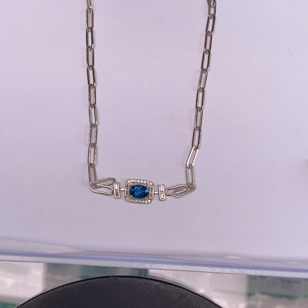 猫***宁套装银S925镶嵌尖晶石