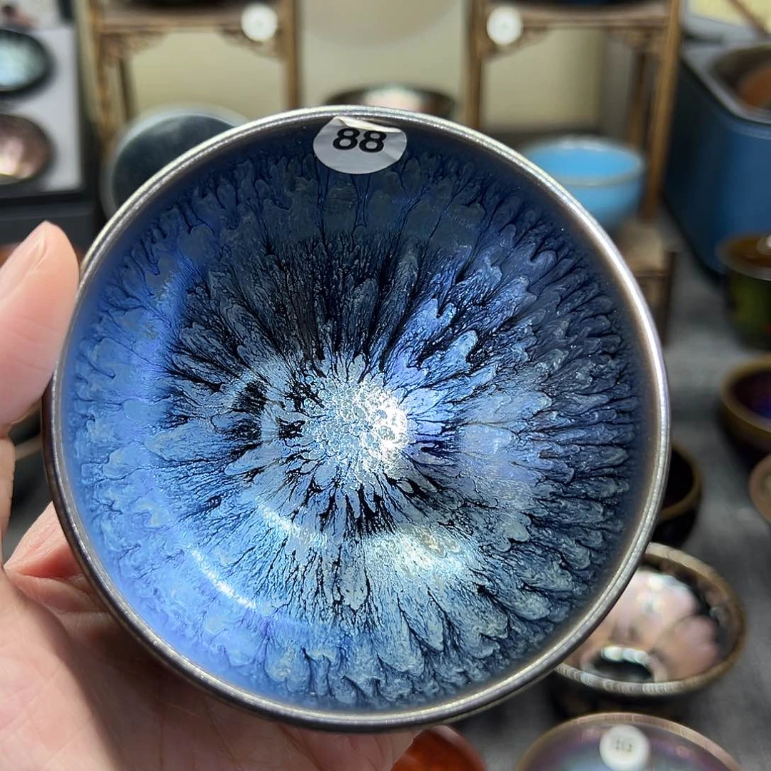 茶盏百花波体手工