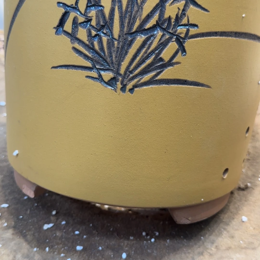 紫砂花盆口径17.21口径