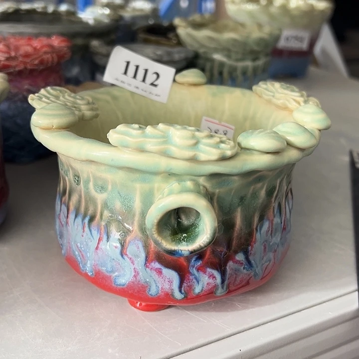 口11高8 手工花盆满30包邮