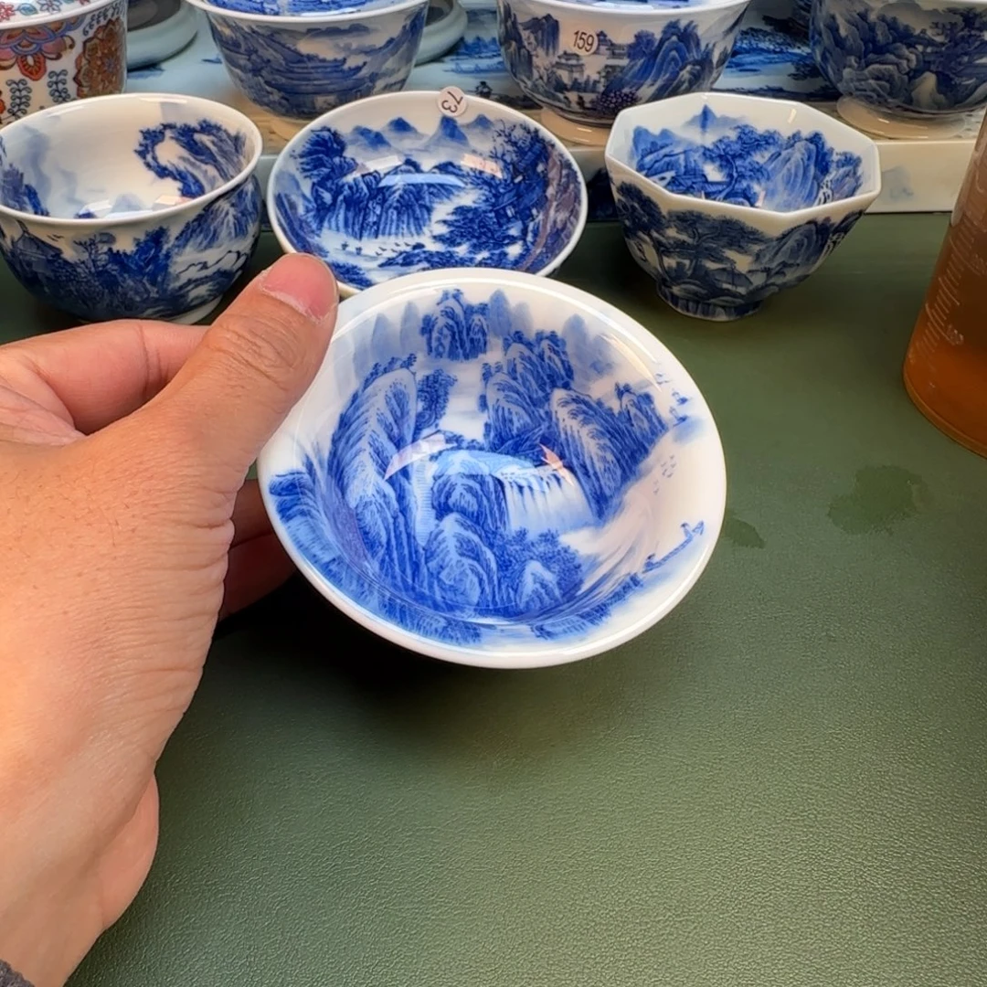 纯手工纯手绘茶具石头94