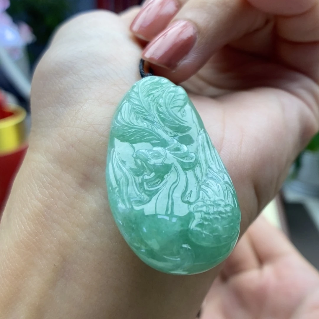 翡翠未镶嵌颈饰吊坠36