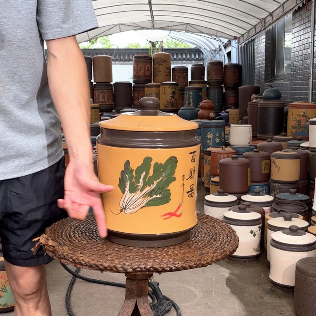 紫砂茶叶罐8 饼茶叶罐