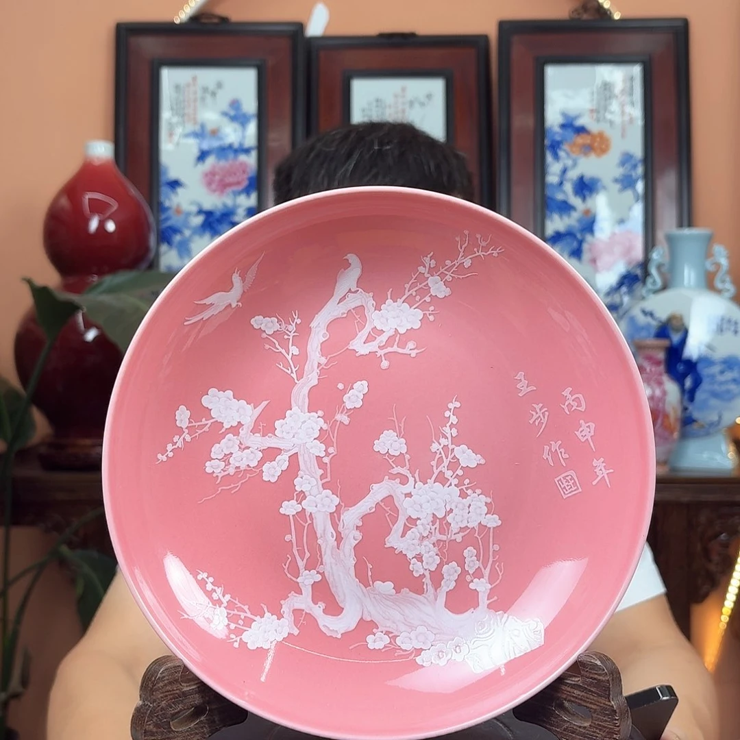 景德镇陶瓷手工盘子