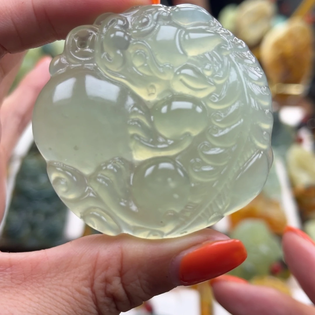 未镶嵌岫玉挂件挂件