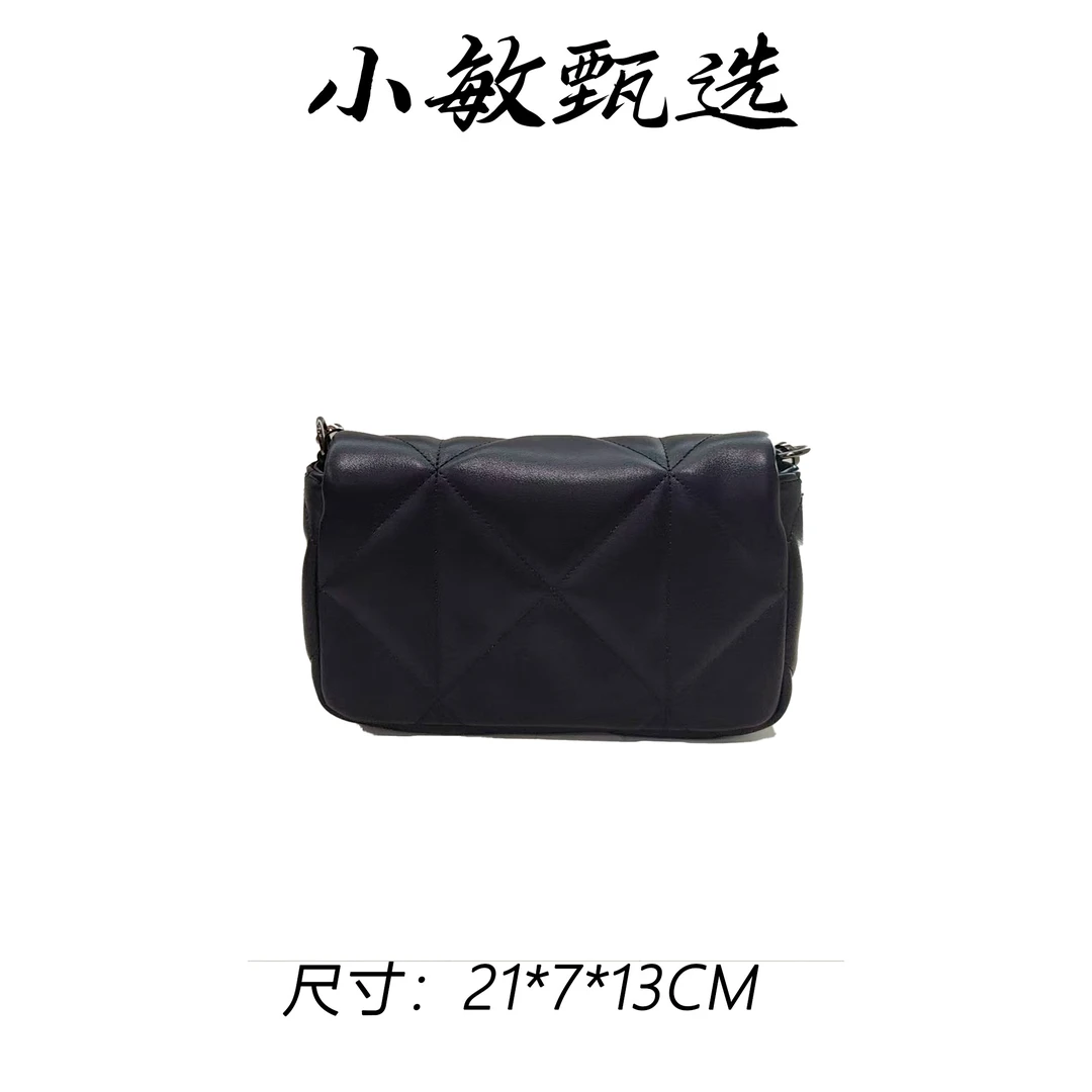 【小敏精选】BF-66537-黑色御姐手提式单肩女包
