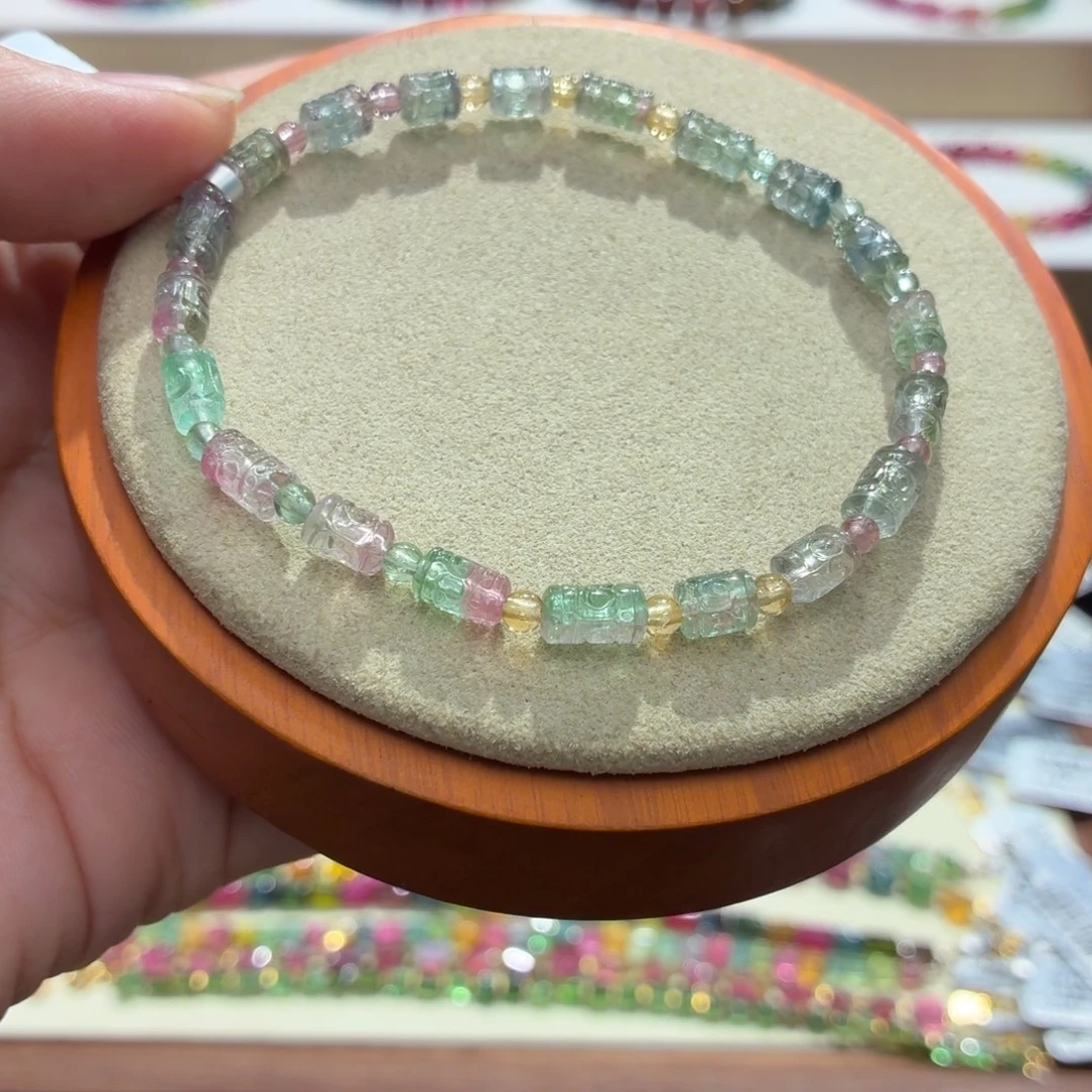 未镶嵌手串碧玺两天看货期