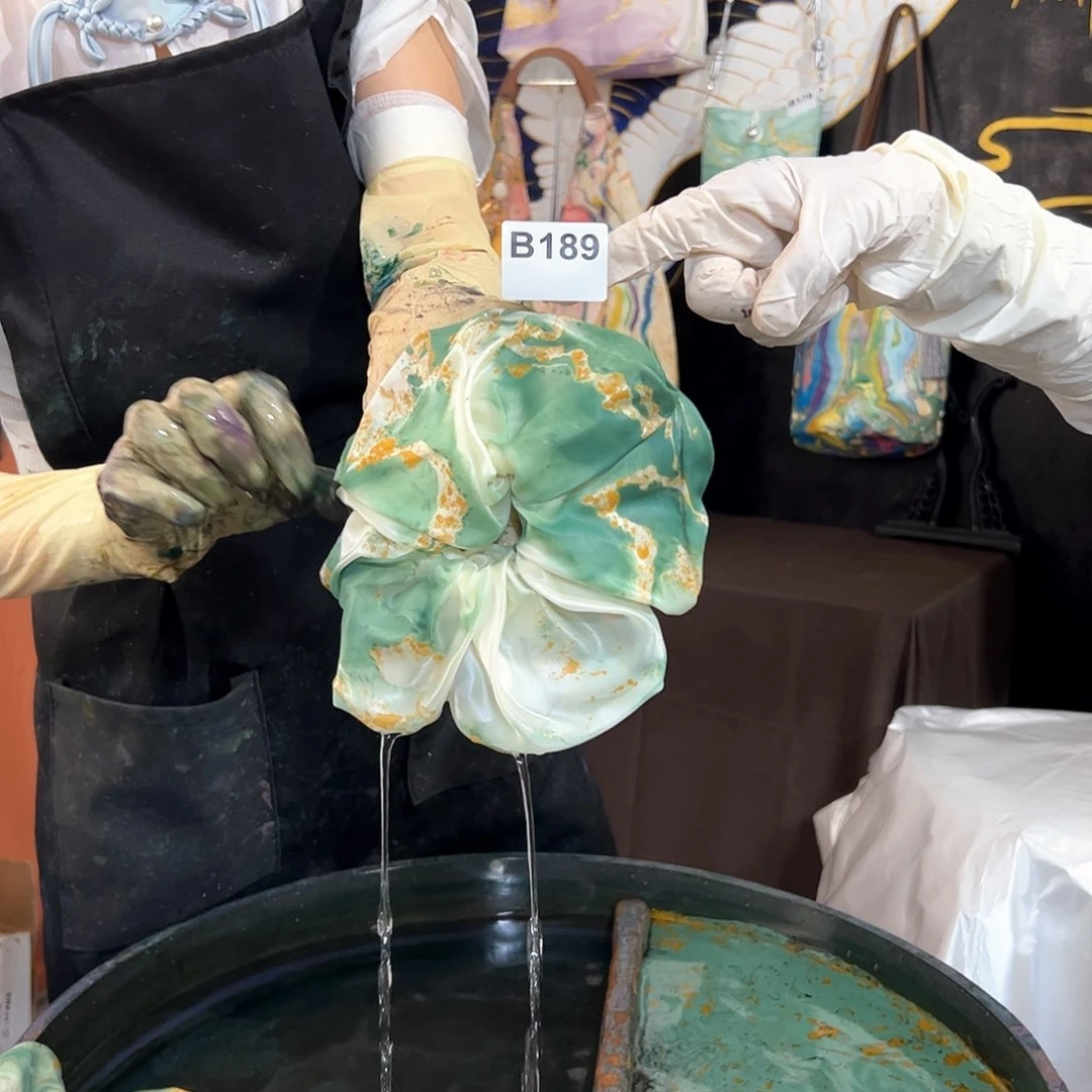 189薄荷曼波圆饼发圈