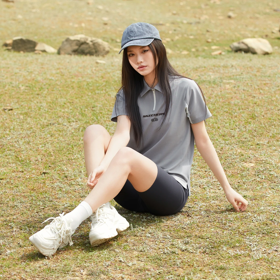 翻领正肩短袖t恤女运动羽毛球网球POLO衫上衣W257