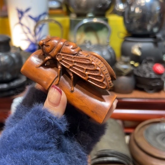 木中古工艺品摆件