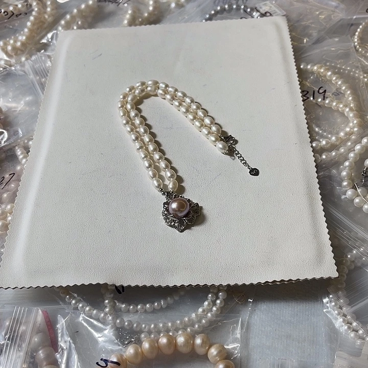 未镶嵌颈饰淡水珍珠00751