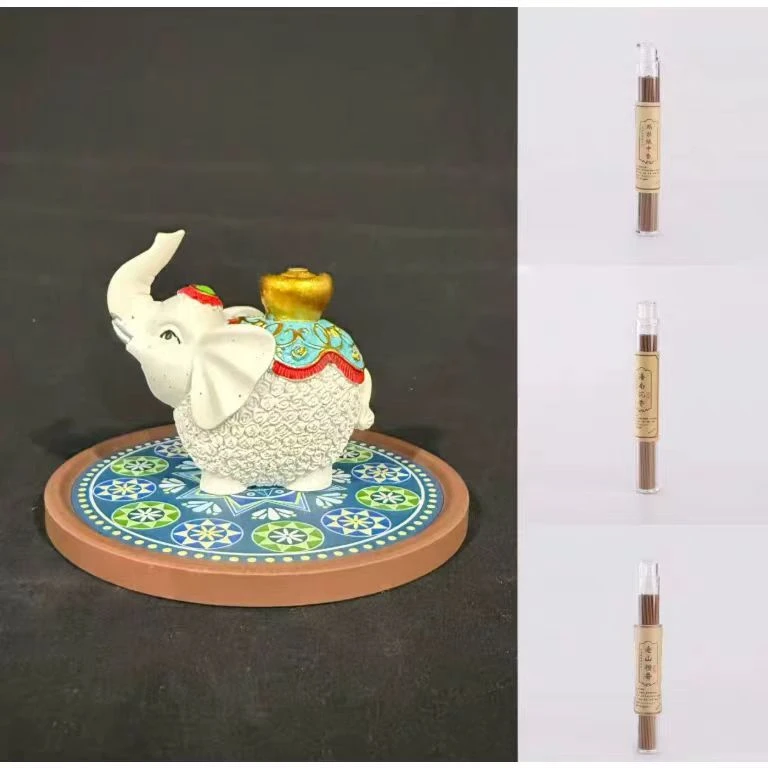 龙窑茶器  小象+底座+5克（亚克力）鹅梨香3个  6690  （A）