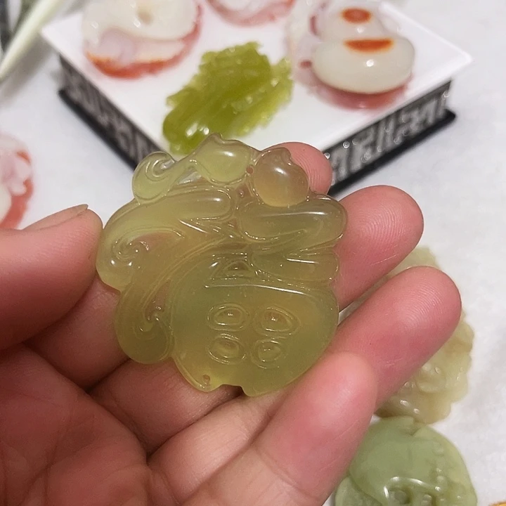 陶瓷岫玉黄金玉福气多多
