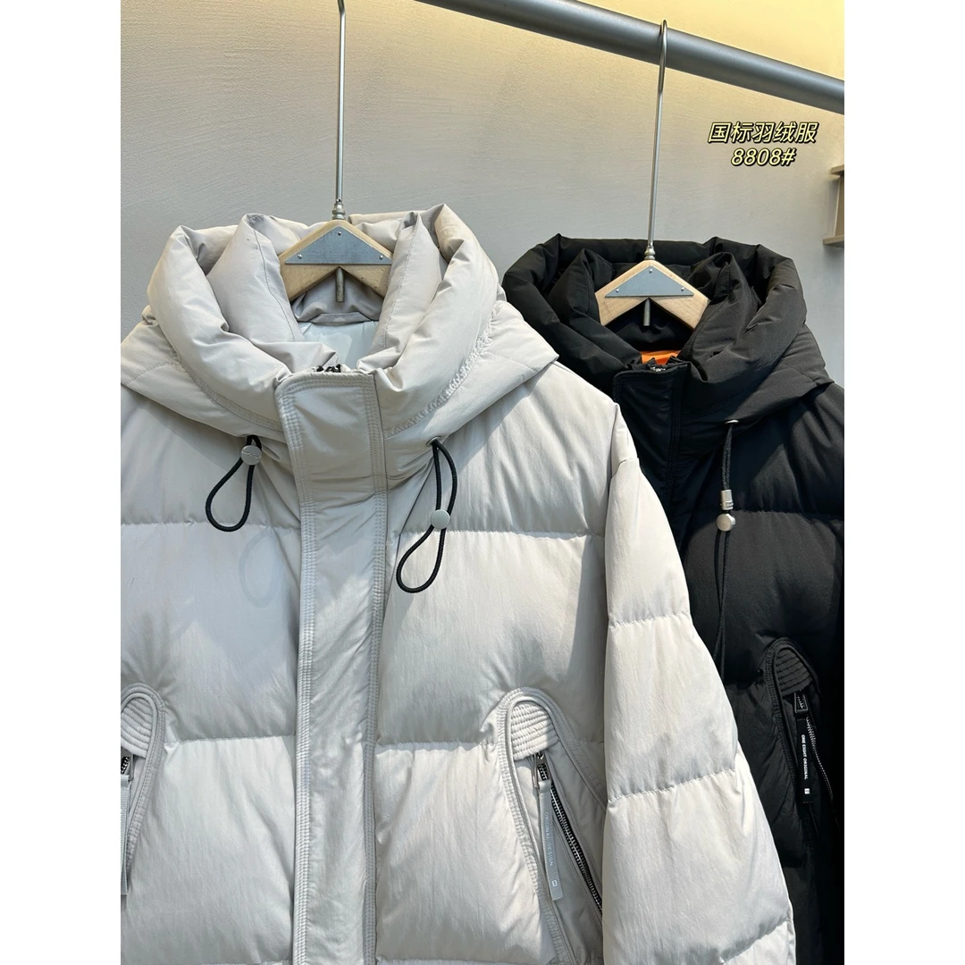 【高级订制之“橙意十足”】OT定制面料廓形结构面包羽绒服情侣Z-8808