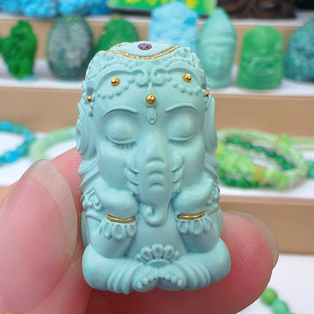 未镶嵌绿松石项链