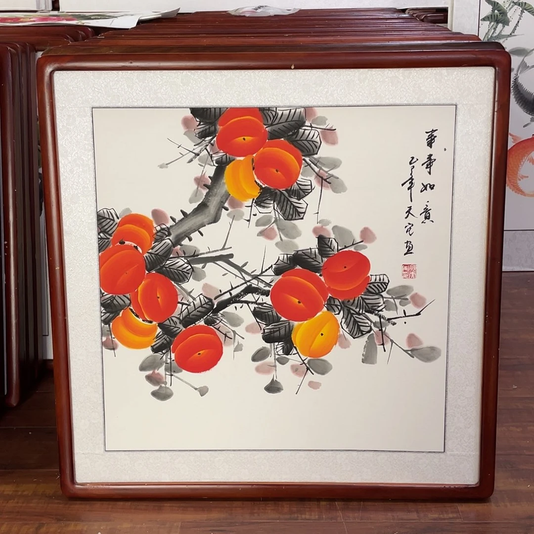 国画带框尺寸63*63厘米