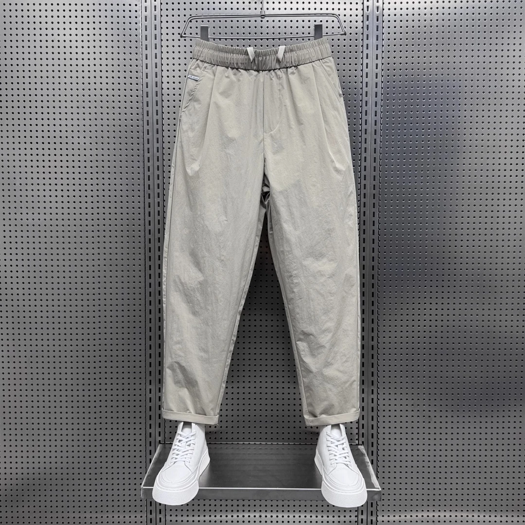 仓石一树夏季新款速干运动长裤男潮流百搭纯色休闲裤轻奢痞帅男装