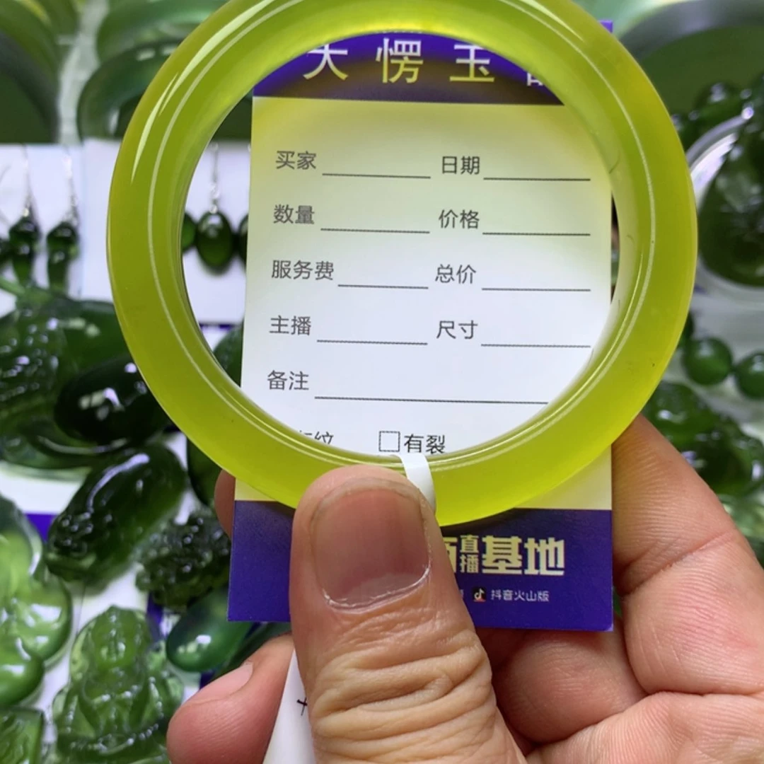 【闪购商品】未镶嵌岫玉岫玉手镯60➕圈口张****）