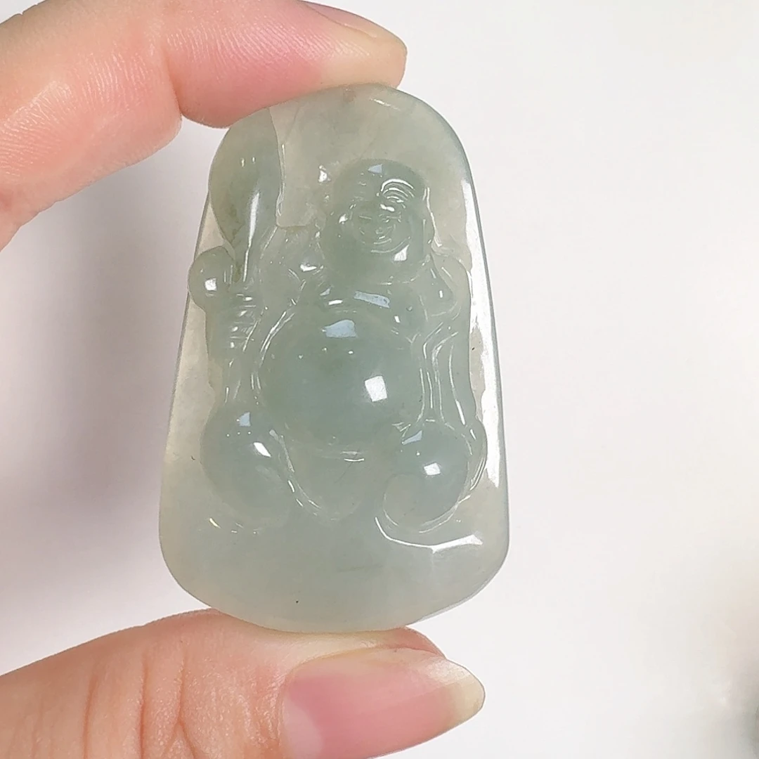 颈饰未镶嵌翡翠佛公牌