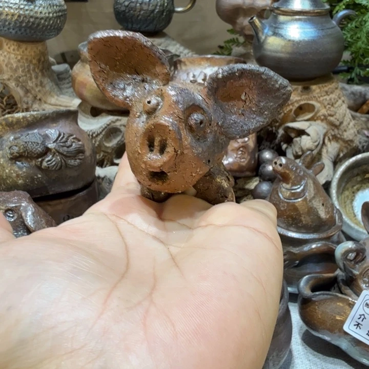 ****子摆件柴烧新品福利多多