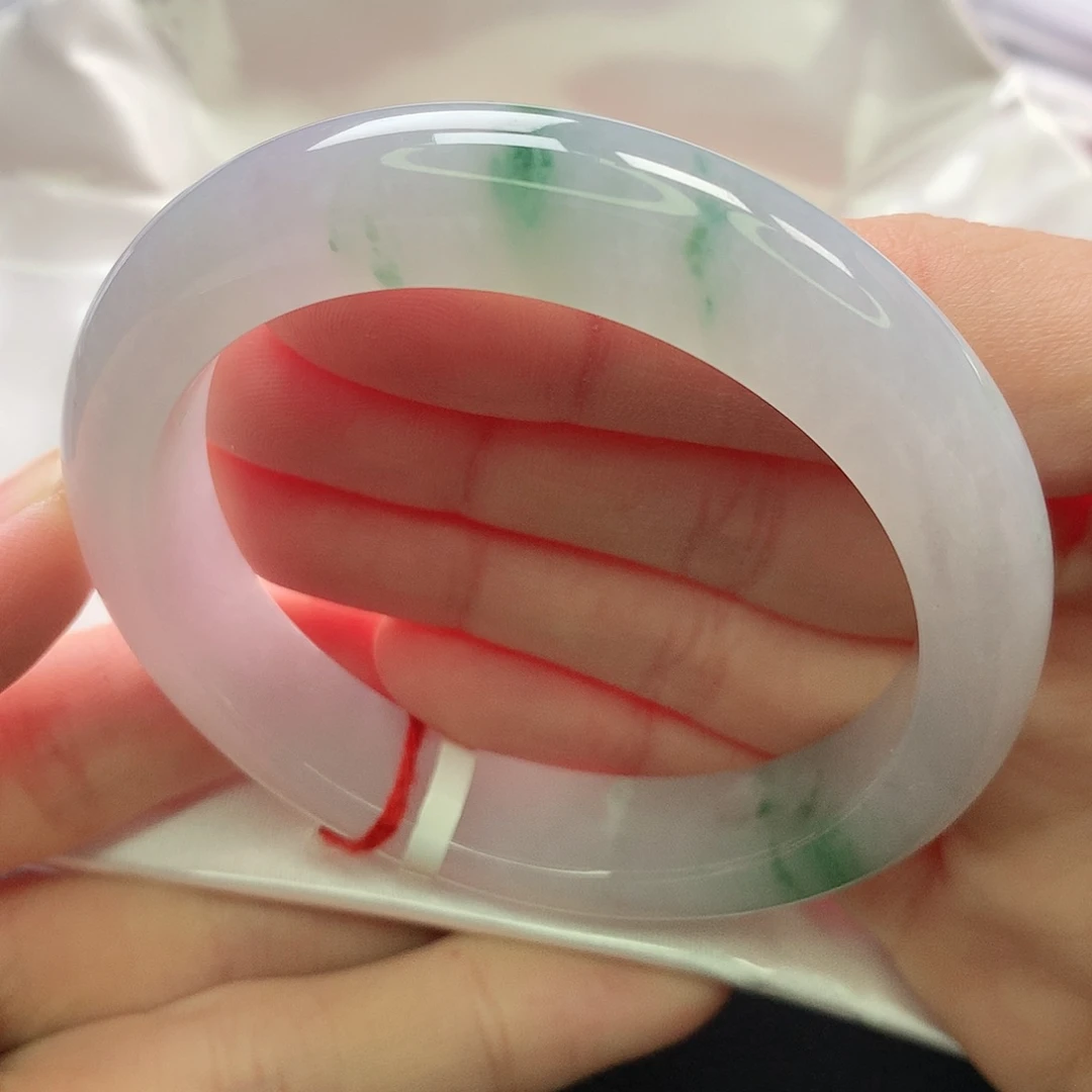 翡翠未镶嵌手镯缅甸5354