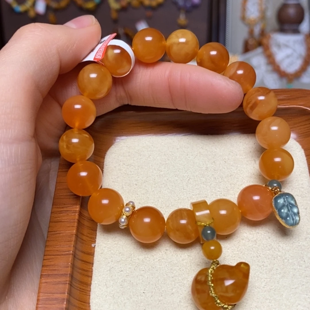 【闪购商品】手链蜜蜡未镶嵌手串
