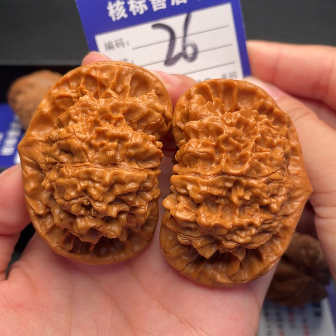 把件文玩核桃大官帽56尺