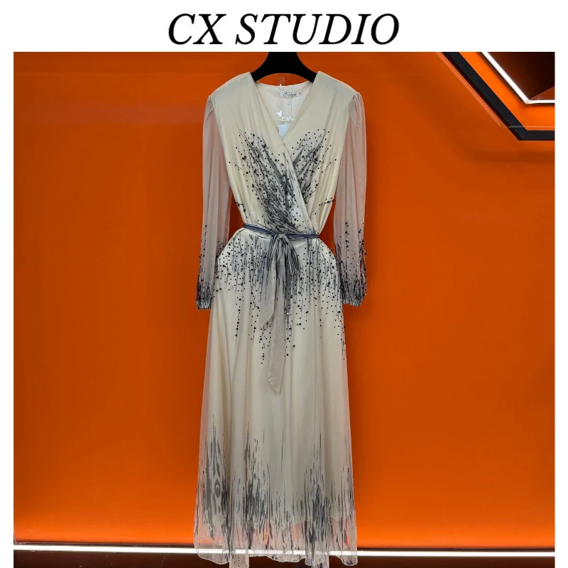 YC编码49 经典收腰轻奢时尚连衣裙（定制女装）CX183