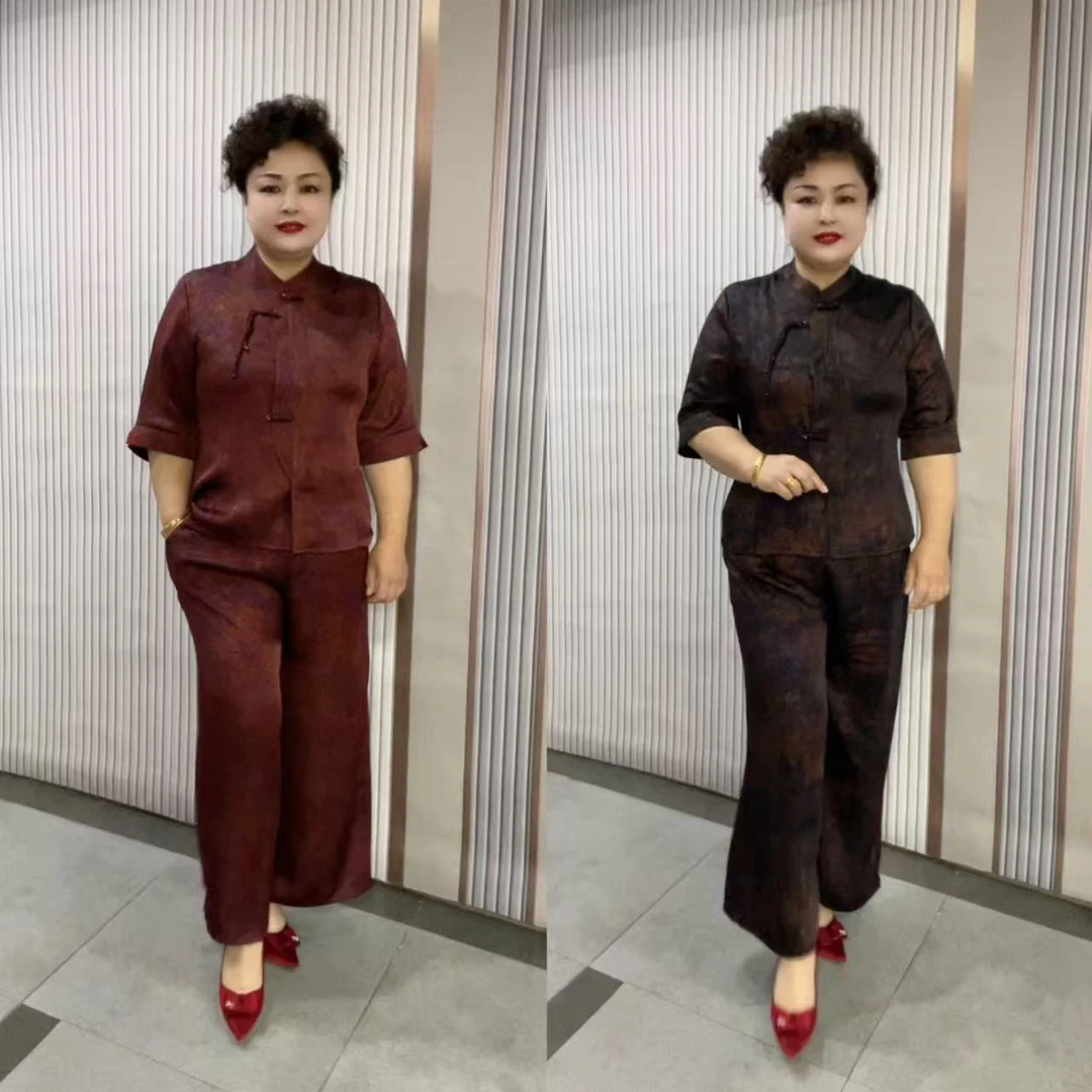 新款时尚套装上衣加裤子