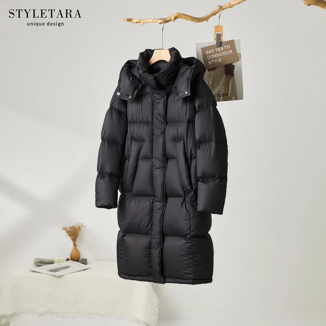 *冬季女士长款羽绒服12191