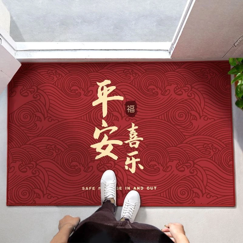 248【80*120】硅藻泥入户门地垫玄关脚垫进门耐脏垫子家用防滑垫