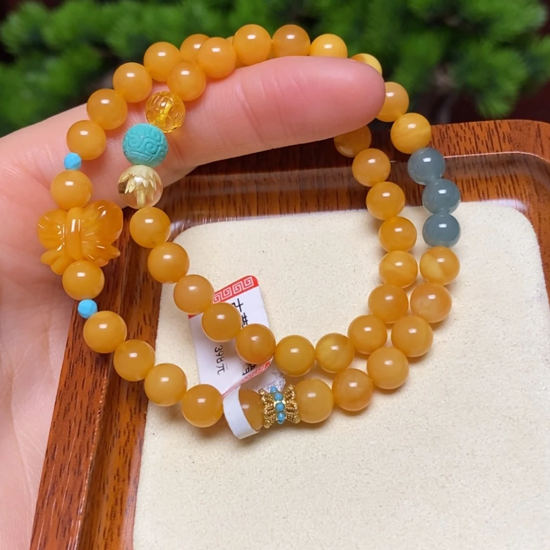 【闪购商品】手链蜜蜡未镶嵌手串