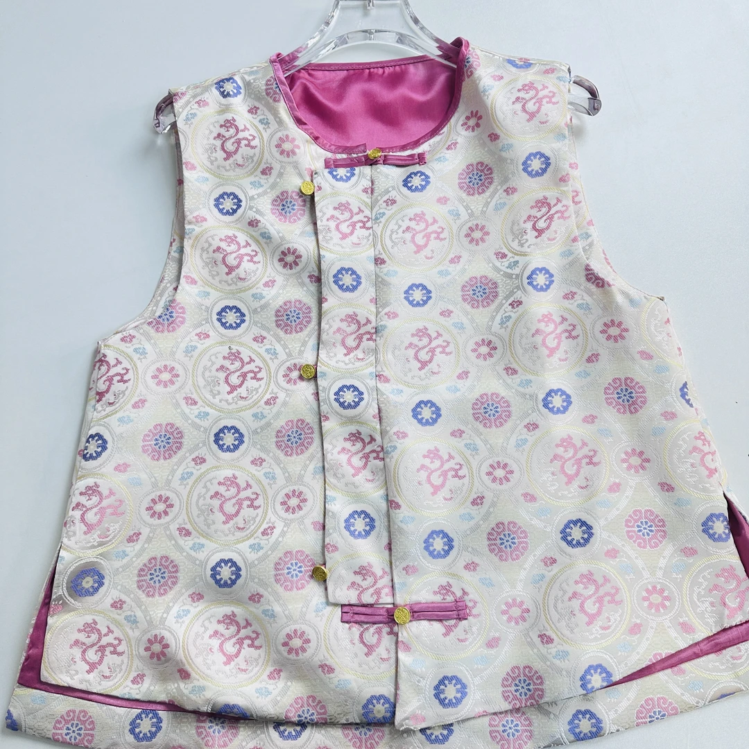 （书苒家）（团花龙）新中式国风马甲