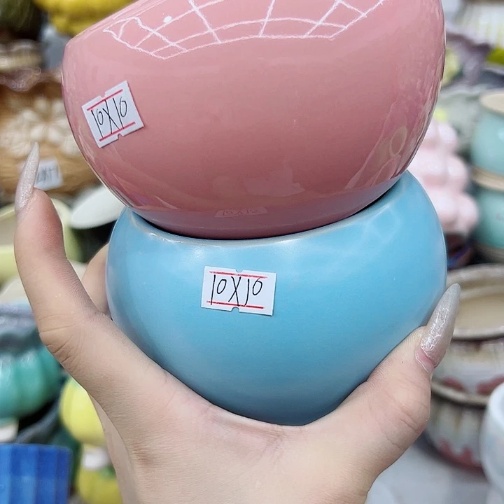 有孔，满10元发货多肉陶瓷花盆