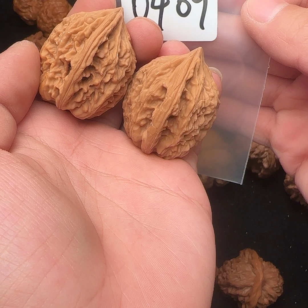 过***火把件文玩核桃0409全品35+老鸡心