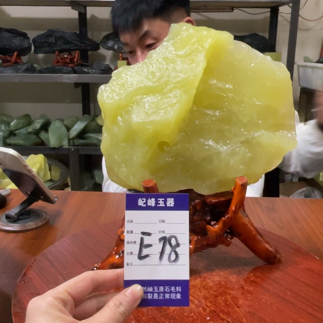 蛇纹石玉未镶嵌原石E78