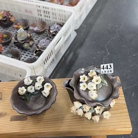 山泉造物手工制作柴烧443一套